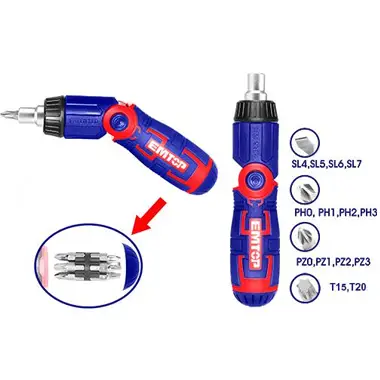 15 In 1 Ratchet Screwdriver Set | EMTOP ESDRH1502