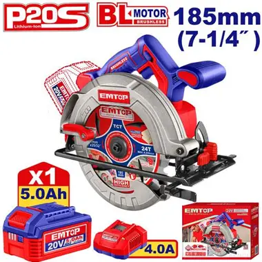 Cordless Circular Saw ELCS18513 | EMTOP