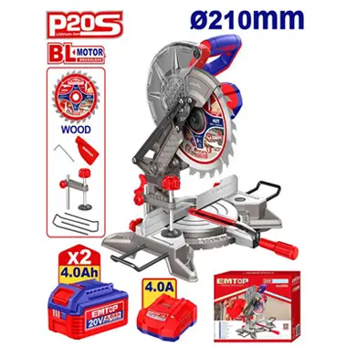 Cordless Mitre Saw | EMTOP ELMS20212