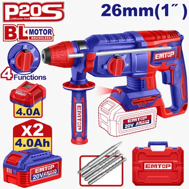 Cordless Rotary Hammer | EMTOP ELRH262085