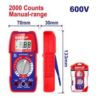 Digital Multimeter | EMTOP EDMR5360011