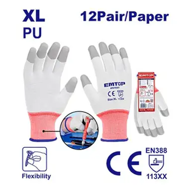 EMTOP EPGV0261 PU Coated Gloves