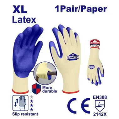 Latex Gloves | EMTOP EXGV0102